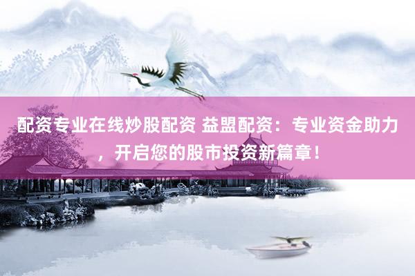 配资专业在线炒股配资 益盟配资：专业资金助力，开启您的股市投资新篇章！