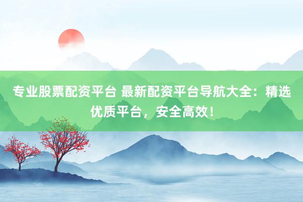 专业股票配资平台 最新配资平台导航大全：精选优质平台，安全高效！